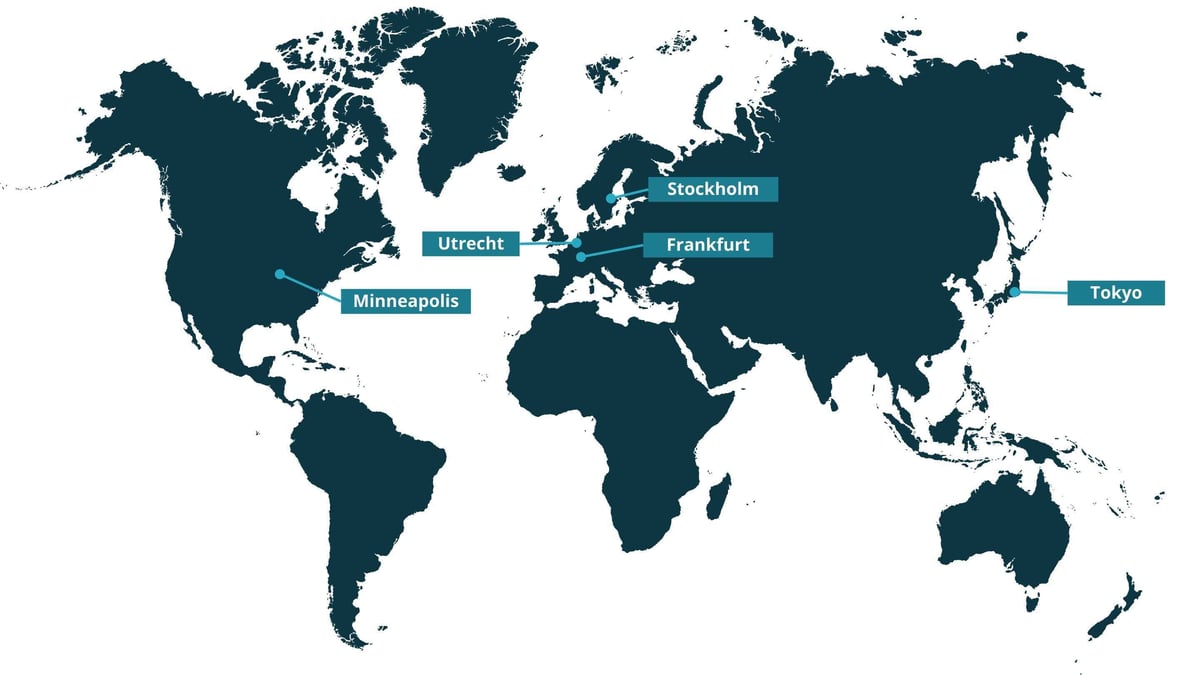 Modular Management Global Presence with Regional Hubs